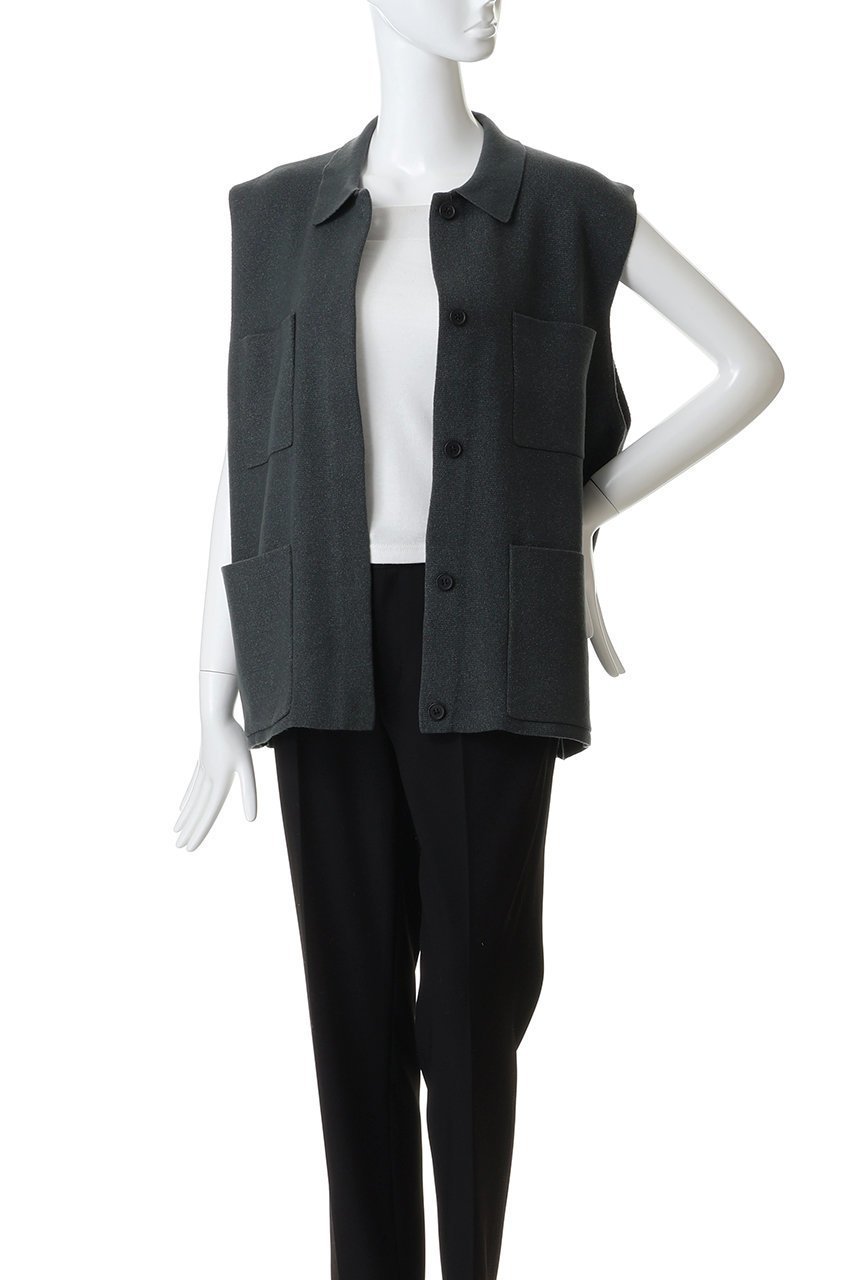 【ミズイロ インド/mizuiro ind】のwide vest with collar ベスト 人気、トレンドファッション・服の通販 founy(ファニー) 　ファッション　Fashion　レディースファッション　Fashion for Women　アウター　Coat / Outerwear Collection　レディースジャケット・軽アウター　Jackets　インナー　Innerwear　ジャケット　Jacket, Outerwear　タートルネック　Turtleneck, High Neck　ベスト　Vest, Waistcoat　ポケット　Pocket, Pocket Detail　リラックス　Relax, Relaxed Fit　ワイド　Wide, Wide Fit　新作・新入荷　New Arrivals / New In　other-6|ID: prp329100004779942 ipo3291000000034673832