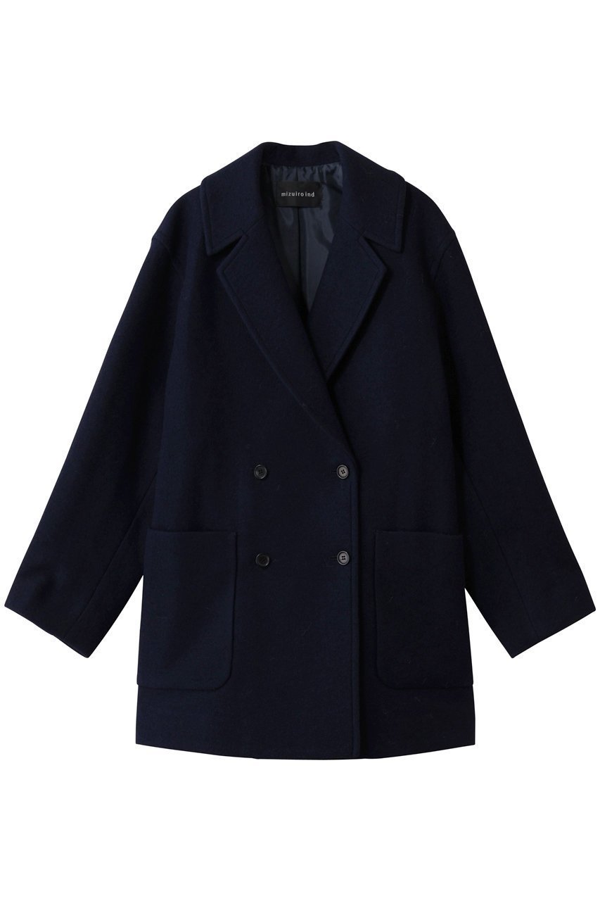 【ミズイロ インド/mizuiro ind】のdouble breasted JK ジャケット インテリア・キッズ・メンズ・レディースファッション・服の通販 founy(ファニー) 　ファッション　Fashion　レディースファッション　Fashion for Women　アウター　Coat / Outerwear Collection　レディースジャケット・軽アウター　Jackets　ジャケット　Jacket, Outerwear　デニム　Denim, Jeans Material　フィット　Fit, Slim Fit　マニッシュ　Mannish, Boyish　モダン　Modern, Contemporary　リラックス　Relax, Relaxed Fit　新作・新入荷　New Arrivals / New In　navy|ID: prp329100004779943 ipo3291000000034673835