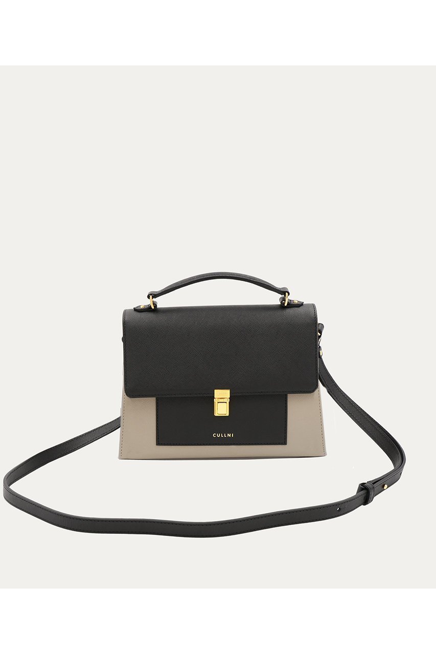 【クルニ/CULLNI】のClasp lock Leather Pocket ハンドバッグ インテリア・キッズ・メンズ・レディースファッション・服の通販 founy(ファニー) 　ファッション　Fashion　レディースファッション　Fashion for Women　バッグ　Bags　ユニセックス　Unisex, Genderless　フラップ　Flap, Flap Pocket　ポケット　Pocket, Pocket Detail　モダン　Modern, Contemporary　ラップ　Wrap, Wrap Design　エレガント 上品　Elegant　新作・新入荷　New Arrivals / New In　グレー|ID: prp329100004779948 ipo3291000000034673880