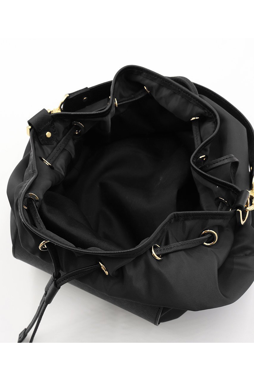 【クルニ/CULLNI】のLeather Pocket ハイカウント タフタ バケットバッグ 人気、トレンドファッション・服の通販 founy(ファニー) 　ファッション　Fashion　レディースファッション　Fashion for Women　バッグ　Bags　ユニセックス　Unisex, Genderless　タフタ　Taffeta, Structured Fabric　ドローストリング　Drawstring, Pull Cord　ポケット　Pocket, Pocket Detail　エレガント 上品　Elegant　新作・新入荷　New Arrivals / New In　other-3|ID: prp329100004779950 ipo3291000000034673903