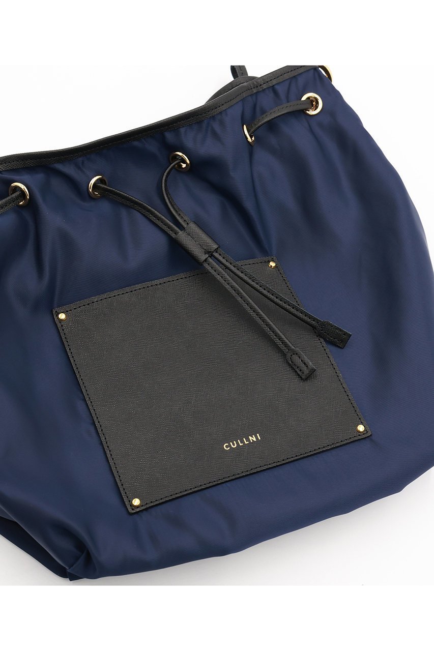 【クルニ/CULLNI】のLeather Pocket ハイカウント タフタ バケットバッグ 人気、トレンドファッション・服の通販 founy(ファニー) 　ファッション　Fashion　レディースファッション　Fashion for Women　バッグ　Bags　ユニセックス　Unisex, Genderless　タフタ　Taffeta, Structured Fabric　ドローストリング　Drawstring, Pull Cord　ポケット　Pocket, Pocket Detail　エレガント 上品　Elegant　other-3|ID: prp329100004779950 ipo3291000000036214221