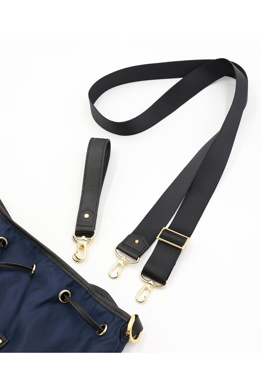 【クルニ/CULLNI】のLeather Pocket ハイカウント タフタ バケットバッグ 人気、トレンドファッション・服の通販 founy(ファニー) 　ファッション　Fashion　レディースファッション　Fashion for Women　バッグ　Bags　ユニセックス　Unisex, Genderless　タフタ　Taffeta, Structured Fabric　ドローストリング　Drawstring, Pull Cord　ポケット　Pocket, Pocket Detail　エレガント 上品　Elegant　other-5|ID: prp329100004779950 ipo3291000000036214224