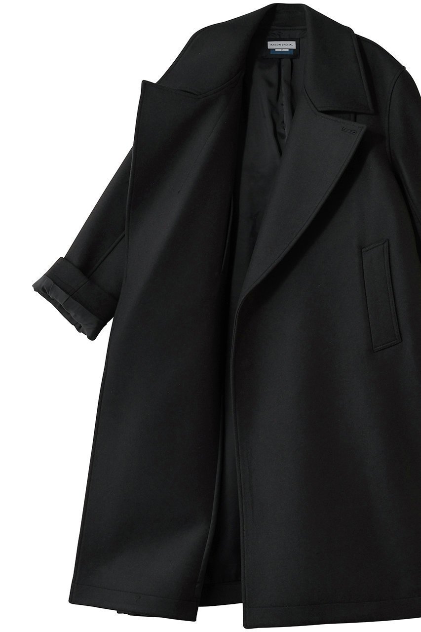 【メゾンスペシャル/MAISON SPECIAL】の【UNISEX】S140メルトンWコート 人気、トレンドファッション・服の通販 founy(ファニー) 　ファッション　Fashion　レディースファッション　Fashion for Women　アウター　Coat / Outerwear Collection　コート・ロングコート・ピーコート　Long Coats, Peacoats & More　ユニセックス　Unisex, Genderless　フィット　Fit, Slim Fit　メルトン　Melton, Heavy Wool　モダン　Modern, Contemporary　ロング　Long, Long-Length　定番　Standard, Basic Item　新作・新入荷　New Arrivals / New In　other-6|ID: prp329100004779952 ipo3291000000034673929