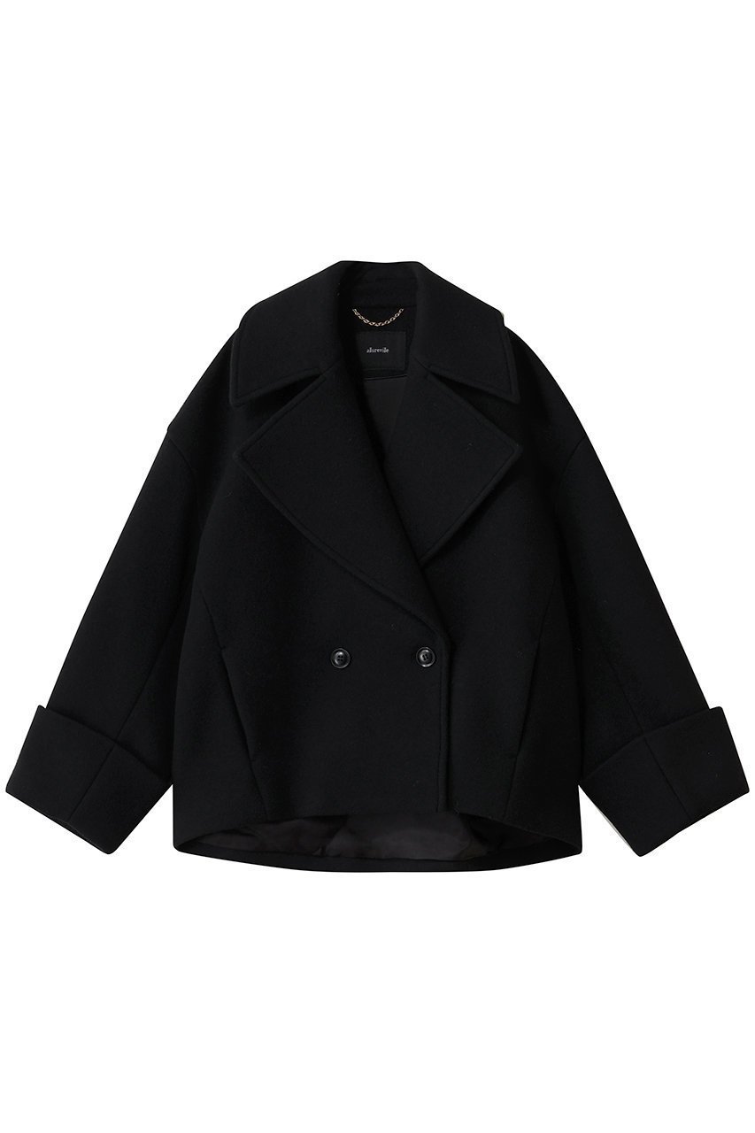 【アルアバイル/allureville】のメルトンコクーンミドルコート インテリア・キッズ・メンズ・レディースファッション・服の通販 founy(ファニー) 　ファッション　Fashion　レディースファッション　Fashion for Women　アウター　Coat / Outerwear Collection　コート・ロングコート・ピーコート　Long Coats, Peacoats & More　エレガント 上品　Elegant　トレンド　Trend, Trending Now　ミドル　Middle Length, Mid Height　メルトン　Melton, Heavy Wool　ロング　Long, Long-Length　冬　Winter / This Winter　新作・新入荷　New Arrivals / New In　ブラック|ID: prp329100004779955 ipo3291000000034673968