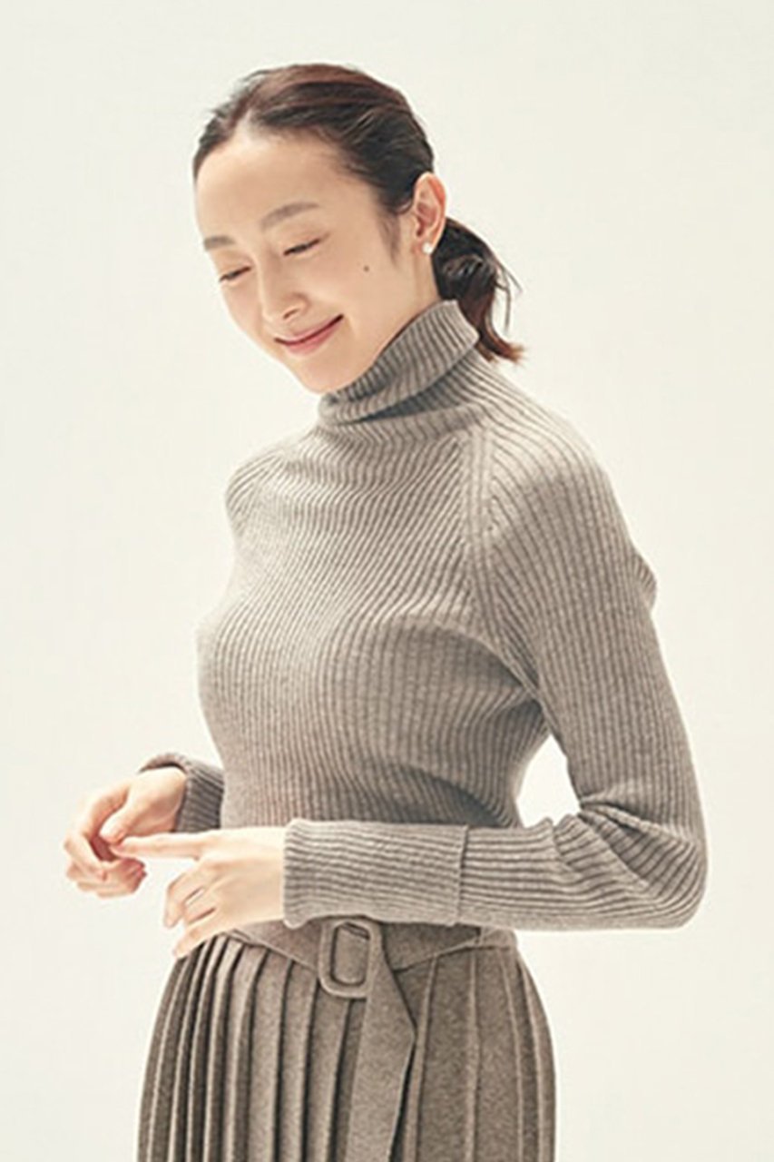 【プリスティン/PRISTINE】のヤク混リブタートル 人気、トレンドファッション・服の通販 founy(ファニー) 　ファッション　Fashion　レディースファッション　Fashion for Women　トップス・カットソー　Cut & Sew Tops　ニット　Knit Tops & Sweaters　カジュアルプルオーバー・ニットトップス　Pullovers & Knit Tops / Casual Pullovers　おすすめ　Recommended / Our Picks　なめらか　Smooth, Silky Texture　タートル　Turtleneck, Turtle Collar　新作・新入荷　New Arrivals / New In　other-8|ID: prp329100004779966 ipo3291000000034674258