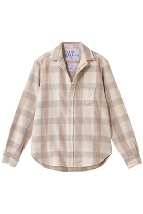 【フランク&アイリーン/Frank&Eileen】 EILEEN イタリアンコットン ベージュチェック シャツ人気、トレンドファッション・服の通販 founy(ファニー) ファッション Fashion レディースファッション Fashion for Women トップス・カットソー Cut & Sew Tops シャツ・ブラウス・オフィスカジュアル Elegant Blouses & Button-Ups スリーブ Sleeve, Long Sleeve / Short Sleeve チェック Check, Plaid, Tartan ロング Long, Long-Length 新作・新入荷 New Arrivals / New In |ID:prp329100004780617