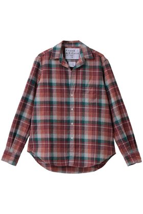 【フランク&アイリーン/Frank&Eileen】 EILEEN イタリアンコットン レッド シャツ人気、トレンドファッション・服の通販 founy(ファニー) ファッション Fashion レディースファッション Fashion for Women トップス・カットソー Cut & Sew Tops シャツ・ブラウス・オフィスカジュアル Elegant Blouses & Button-Ups スリーブ Sleeve, Long Sleeve / Short Sleeve チェック Check, Plaid, Tartan ロング Long, Long-Length 新作・新入荷 New Arrivals / New In 無地 Plain, Solid Color |ID:prp329100004780618