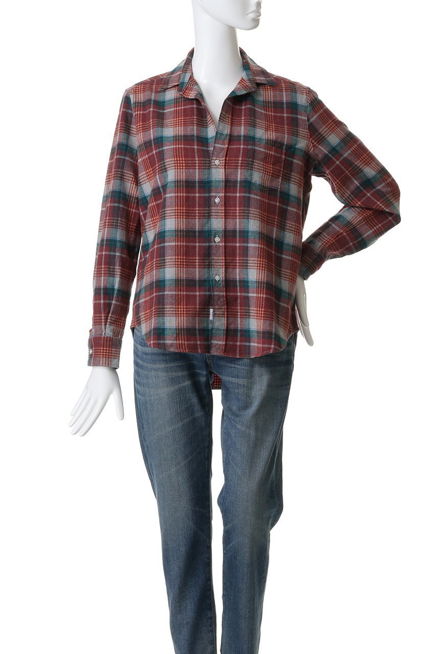 【フランク&アイリーン/Frank&Eileen】のEILEEN イタリアンコットン レッド シャツ 人気、トレンドファッション・服の通販 founy(ファニー) ファッション Fashion レディースファッション Fashion for Women トップス・カットソー Cut & Sew Tops シャツ・ブラウス・オフィスカジュアル Elegant Blouses & Button-Ups スリーブ Sleeve, Long Sleeve / Short Sleeve チェック Check, Plaid, Tartan ロング Long, Long-Length 新作・新入荷 New Arrivals / New In 無地 Plain, Solid Color other-2|ID: prp329100004780618 ipo3291000000034684224