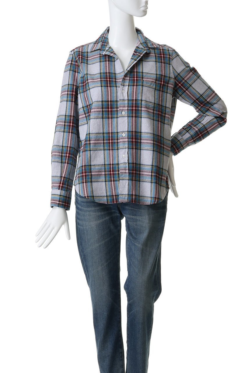 【フランク&アイリーン/Frank&Eileen】のEILEEN イタリアンコットン ライトブルー チェック シャツ 人気、トレンドファッション・服の通販 founy(ファニー) ファッション Fashion レディースファッション Fashion for Women トップス・カットソー Cut & Sew Tops シャツ・ブラウス・オフィスカジュアル Elegant Blouses & Button-Ups スリーブ Sleeve, Long Sleeve / Short Sleeve チェック Check, Plaid, Tartan ロング Long, Long-Length 新作・新入荷 New Arrivals / New In other-2|ID: prp329100004780619 ipo3291000000034684230