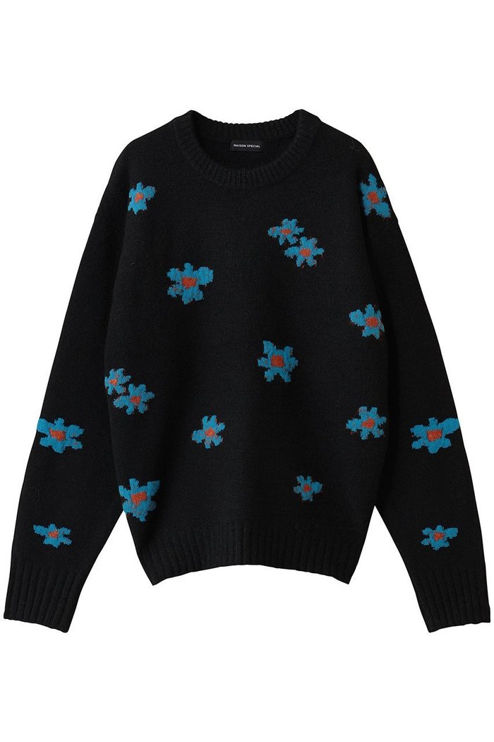 【メゾンスペシャル/MAISON SPECIAL】のMany Flower Knit Pullover/メニーフラワーニットプルオーバー インテリア・キッズ・メンズ・レディースファッション・服の通販 founy(ファニー) https://founy.com/ ファッション Fashion レディースファッション Fashion for Women トップス・カットソー Cut & Sew Tops ニット Knit Tops & Sweaters カジュアルプルオーバー・ニットトップス Pullovers & Knit Tops / Casual Pullovers スラックス Slacks, Dress Pants デニム Denim, Jeans Material リラックス Relax, Relaxed Fit 新作・新入荷 New Arrivals / New In A/W・秋冬 Autumn/Winter |ID: prp329100004780621 ipo3291000000034684242
