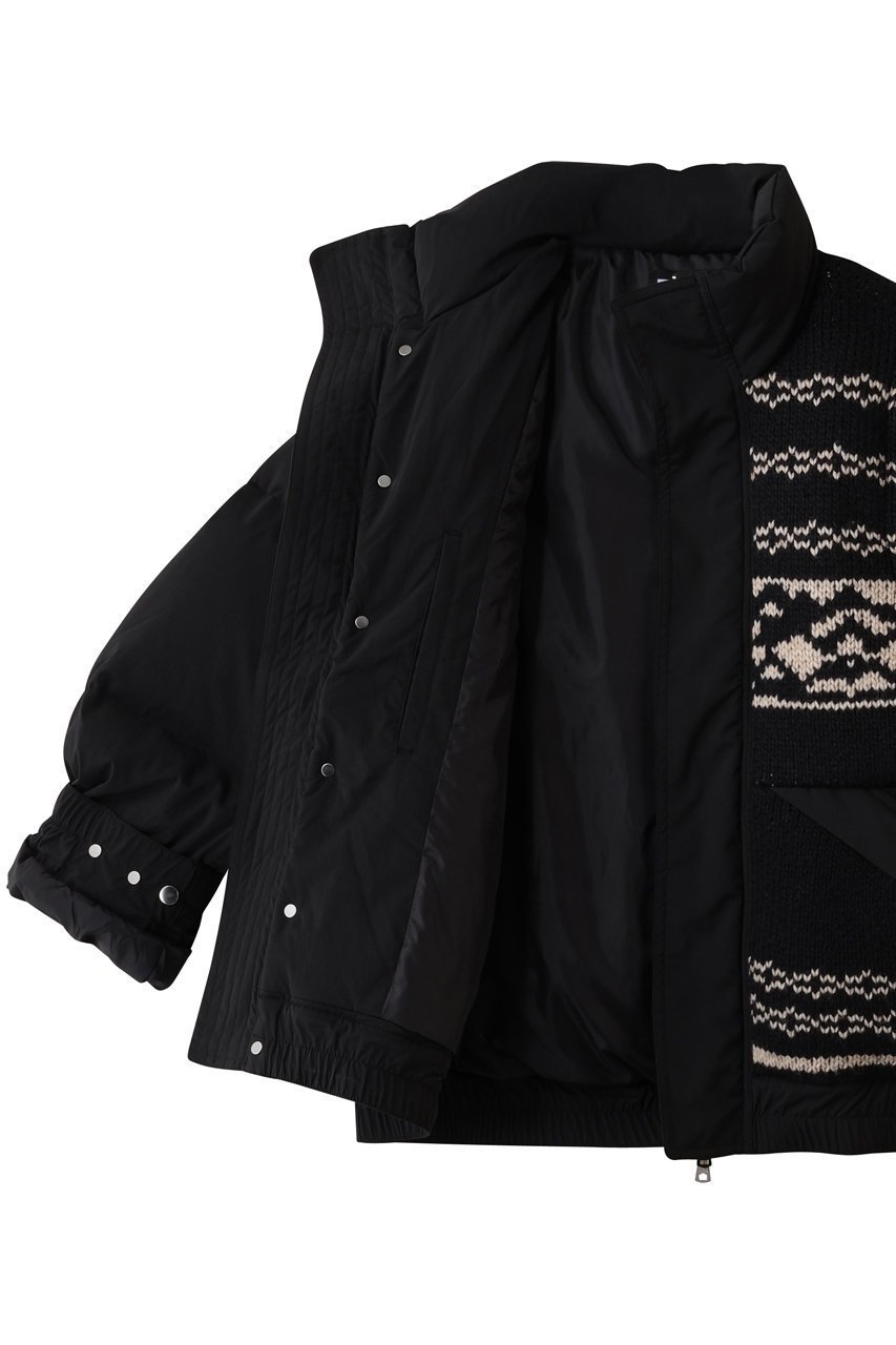 【メゾンスペシャル/MAISON SPECIAL】の【UNISEX】ニット切替ダウンブルゾン 人気、トレンドファッション・服の通販 founy(ファニー) 　ファッション　Fashion　レディースファッション　Fashion for Women　アウター　Coat / Outerwear Collection　レディースジャケット・軽アウター　Jackets　ブルゾンジャケット・スポーティアウター　Blouson Jackets　ユニセックス　Unisex, Genderless　ウォーム　Warm Fabric　ジャケット　Jacket, Outerwear　ダウン　Down, Puffer　ドローストリング　Drawstring, Pull Cord　フェザー　Feather, Feather Detail　ブルゾン　Blouson, Bomber Jacket　切替　Switching, Contrast Panel　新作・新入荷　New Arrivals / New In　other-6|ID: prp329100004780623 ipo3291000000034684267