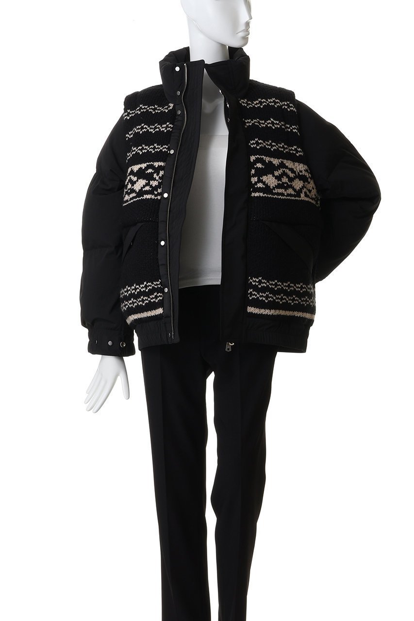 【メゾンスペシャル/MAISON SPECIAL】の【UNISEX】ニット切替ダウンブルゾン 人気、トレンドファッション・服の通販 founy(ファニー) 　ファッション　Fashion　レディースファッション　Fashion for Women　アウター　Coat / Outerwear Collection　レディースジャケット・軽アウター　Jackets　ブルゾンジャケット・スポーティアウター　Blouson Jackets　ユニセックス　Unisex, Genderless　ウォーム　Warm Fabric　ジャケット　Jacket, Outerwear　ダウン　Down, Puffer　ドローストリング　Drawstring, Pull Cord　フェザー　Feather, Feather Detail　ブルゾン　Blouson, Bomber Jacket　切替　Switching, Contrast Panel　新作・新入荷　New Arrivals / New In　other-7|ID: prp329100004780623 ipo3291000000034684268