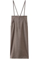 【アルアバイル/allureville】のシックツィードツイルサロペスカート ブラウン|ID: prp329100004780626 ipo3291000000034684284