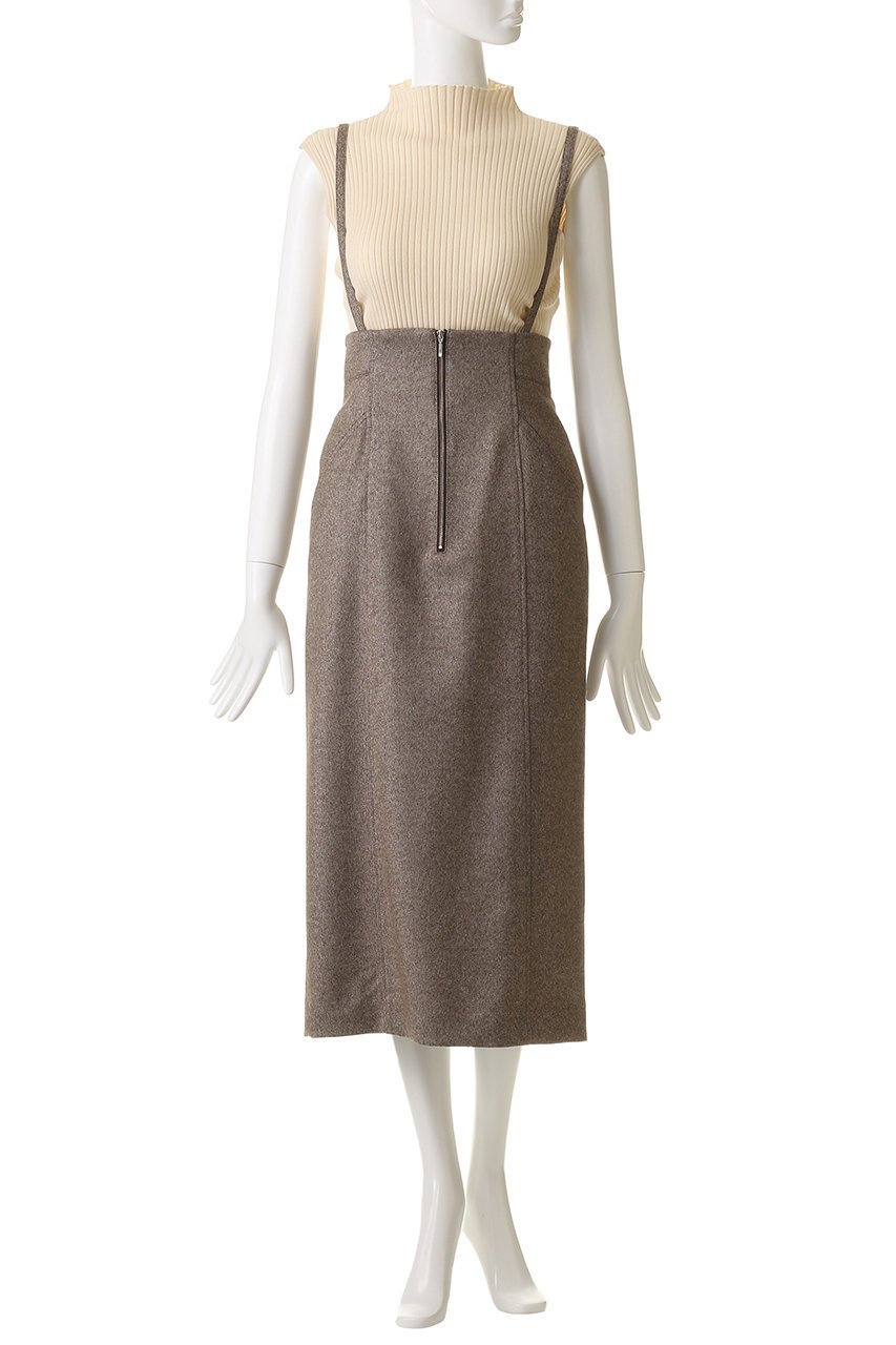 【アルアバイル/allureville】のシックツィードツイルサロペスカート 人気、トレンドファッション・服の通販 founy(ファニー) 　ファッション　Fashion　レディースファッション　Fashion for Women　スカート　Skirts　カットソー　Cut and Sewn Top　サロペット　Overalls, Salopette　ツイード　Twill, Twill Weave　ロング　Long, Long-Length　エレガント 上品　Elegant　other-2|ID: prp329100004780626 ipo3291000000036105511