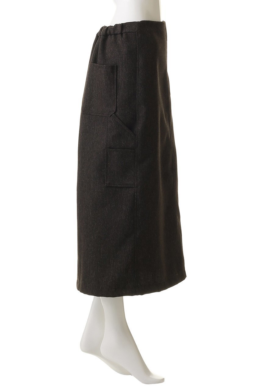 【ミズイロ インド/mizuiro ind】のtweed painter tight SK スカート 人気、トレンドファッション・服の通販 founy(ファニー) 　ファッション　Fashion　レディースファッション　Fashion for Women　スカート　Skirts　ロングスカート　Long Skirts / Maxi & Midi Skirts　ツイード　Twill, Twill Weave　フロント　Front, Front Design　ポケット　Pocket, Pocket Detail　ループ　Loop, Loop Knit　ロング　Long, Long-Length　ワーク　Workwear, Utility Style　エレガント 上品　Elegant　other-3|ID: prp329100004780630 ipo3291000000036087174