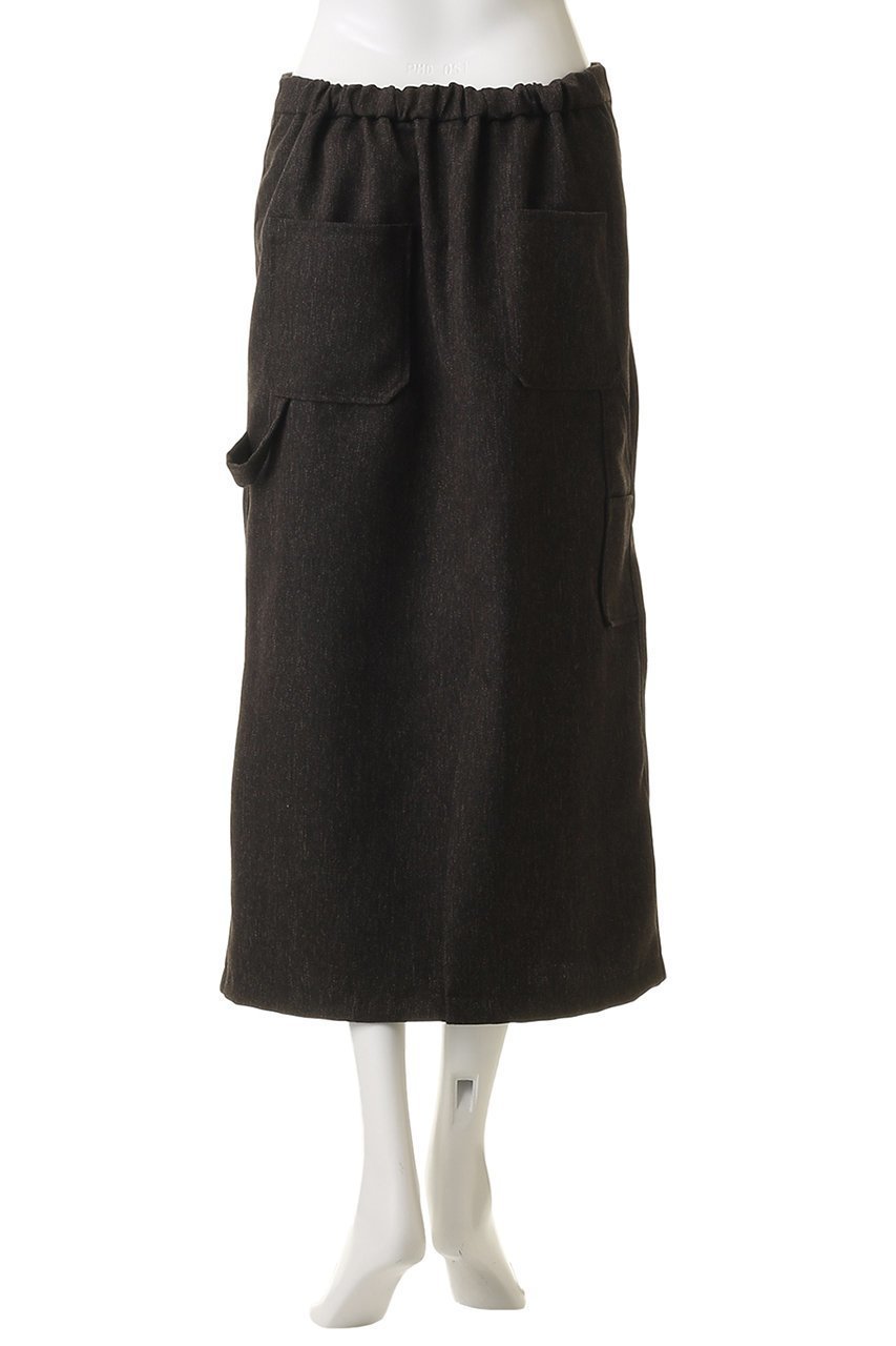 【ミズイロ インド/mizuiro ind】のtweed painter tight SK スカート 人気、トレンドファッション・服の通販 founy(ファニー) 　ファッション　Fashion　レディースファッション　Fashion for Women　スカート　Skirts　ロングスカート　Long Skirts / Maxi & Midi Skirts　ツイード　Twill, Twill Weave　フロント　Front, Front Design　ポケット　Pocket, Pocket Detail　ループ　Loop, Loop Knit　ロング　Long, Long-Length　ワーク　Workwear, Utility Style　エレガント 上品　Elegant　other-4|ID: prp329100004780630 ipo3291000000036087175