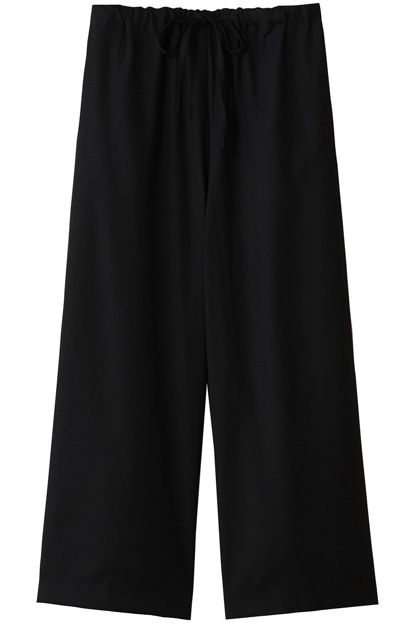 【ミズイロ インド/mizuiro ind】のwide easy PT パンツ インテリア・キッズ・メンズ・レディースファッション・服の通販 founy(ファニー) 　ファッション　Fashion　レディースファッション　Fashion for Women　パンツ　Pants & Trousers　ストレート　Straight, Straight Cut　新作・新入荷　New Arrivals / New In　black|ID: prp329100004780631 ipo3291000000034684319
