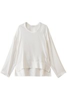 【ブラミンク/BLAMINK】の【BLMK】シルク インティメイト ブラウス 人気、トレンドファッション・服の通販 founy(ファニー) ファッション Fashion レディースファッション Fashion for Women トップス・カットソー Cut & Sew Tops シャツ・ブラウス・オフィスカジュアル Elegant Blouses & Button-Ups シルク Silk, 100% Silk スリット Slit, Slit Detail スリーブ Sleeve, Long Sleeve / Short Sleeve ラグジュアリー Luxury, Elegant リボン Ribbon, Bow ロング Long, Long-Length 定番 Standard, Basic Item 新作・新入荷 New Arrivals / New In |ID:prp329100004780634