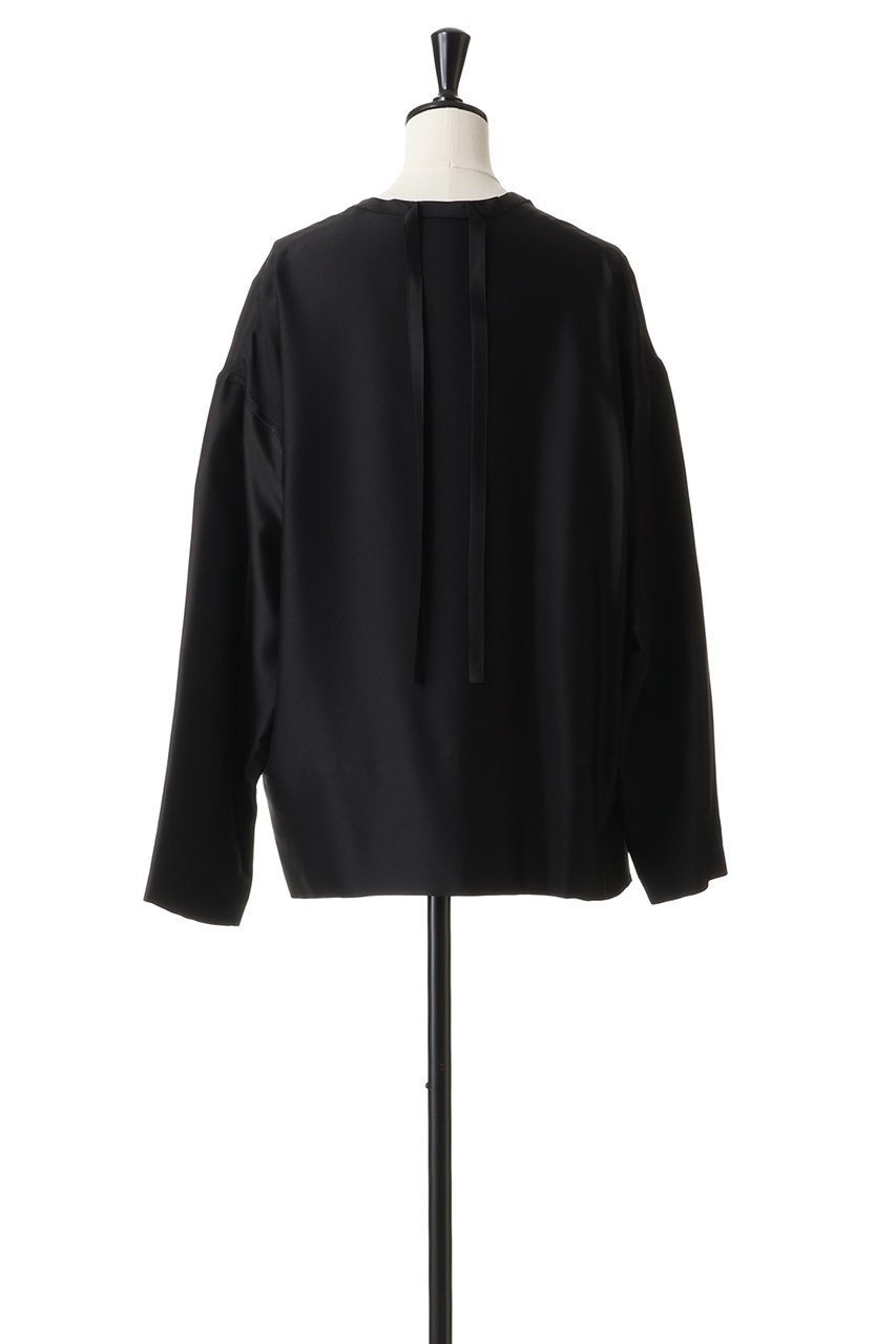 【ブラミンク/BLAMINK】の【BLMK】シルク インティメイト ブラウス 人気、トレンドファッション・服の通販 founy(ファニー) ファッション Fashion レディースファッション Fashion for Women トップス・カットソー Cut & Sew Tops シャツ・ブラウス・オフィスカジュアル Elegant Blouses & Button-Ups シルク Silk, 100% Silk スリット Slit, Slit Detail スリーブ Sleeve, Long Sleeve / Short Sleeve ラグジュアリー Luxury, Elegant リボン Ribbon, Bow ロング Long, Long-Length 定番 Standard, Basic Item other-4|ID: prp329100004780634 ipo3291000000036087186