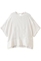 【ブラミンク/BLAMINK】の【BLMK】シルク インティメイト ショートブラウス 人気、トレンドファッション・服の通販 founy(ファニー) ファッション Fashion レディースファッション Fashion for Women トップス・カットソー Cut & Sew Tops シャツ・ブラウス・オフィスカジュアル Elegant Blouses & Button-Ups ショート Short, Short Length シルク Silk, 100% Silk シンプル Simple, Minimal スリーブ Sleeve, Long Sleeve / Short Sleeve リボン Ribbon, Bow 定番 Standard, Basic Item thumbnail ホワイト|ID: prp329100004780635 ipo3291000000036185174