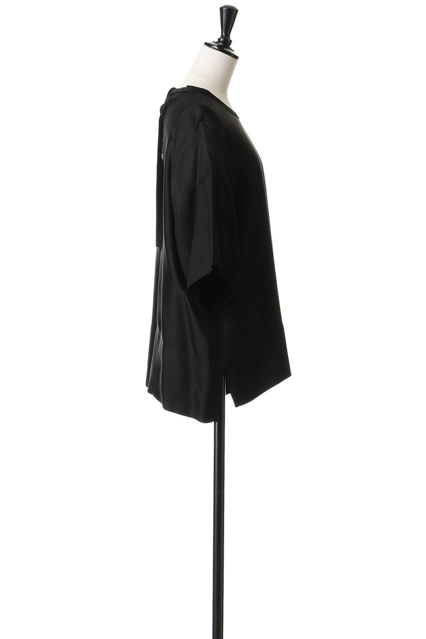 【ブラミンク/BLAMINK】の【BLMK】シルク インティメイト ショートブラウス 人気、トレンドファッション・服の通販 founy(ファニー) 　ファッション　Fashion　レディースファッション　Fashion for Women　トップス・カットソー　Cut & Sew Tops　シャツ・ブラウス・オフィスカジュアル　Elegant Blouses & Button-Ups　ショート　Short, Short Length　シルク　Silk, 100% Silk　シンプル　Simple, Minimal　スリーブ　Sleeve, Long Sleeve / Short Sleeve　リボン　Ribbon, Bow　定番　Standard, Basic Item　other-3|ID: prp329100004780635 ipo3291000000036185177