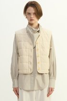 【プレインピープル/PLAIN PEOPLE】のコットンキルティングべスト オフホワイト|ID: prp329100004780636 ipo3291000000036244992