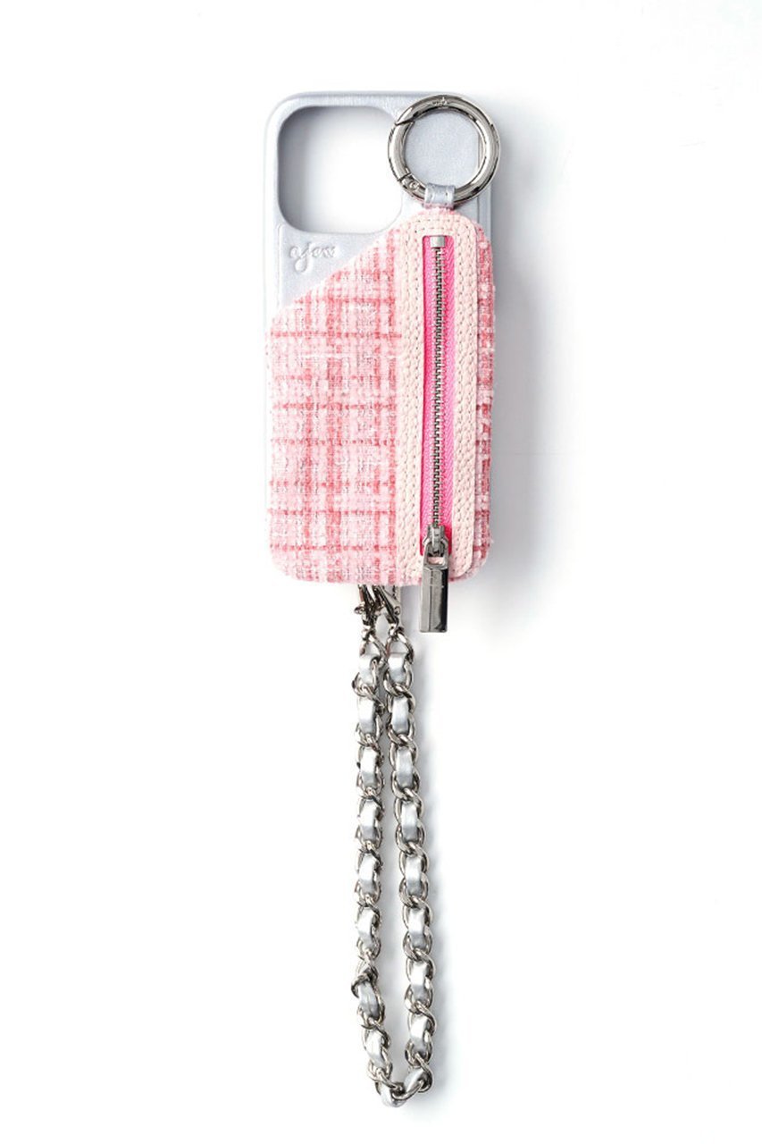 【エジュー/ajew】のiPhone17/17Pro ajew TWEED cadenas zipphone case 人気、トレンドファッション・服の通販 founy(ファニー) 　ファッション　Fashion　レディースファッション　Fashion for Women　アクセサリー　Fashion Accessories　カメラ　Camera Accessories　ショルダー　Shoulder, Shoulder Strap　ツイード　Twill, Twill Weave　ドッキング　Docking, Mixed Material　定番　Standard, Basic Item　なめらか　Smooth, Silky Texture　ポケット　Pocket, Pocket Detail　ラップ　Wrap, Wrap Design　ループ　Loop, Loop Knit　A/W・秋冬　Autumn/Winter　おすすめ　Recommended / Our Picks　エレガント 上品　Elegant　iPhone アイフォーン　iPhone　other-2|ID: prp329100004780638 ipo3291000000036087192