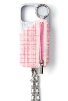 【エジュー/ajew】のiPhone16/16Pro ajew TWEED cadenas zipphone case ピンク|ID: prp329100004780639 ipo3291000000034684379