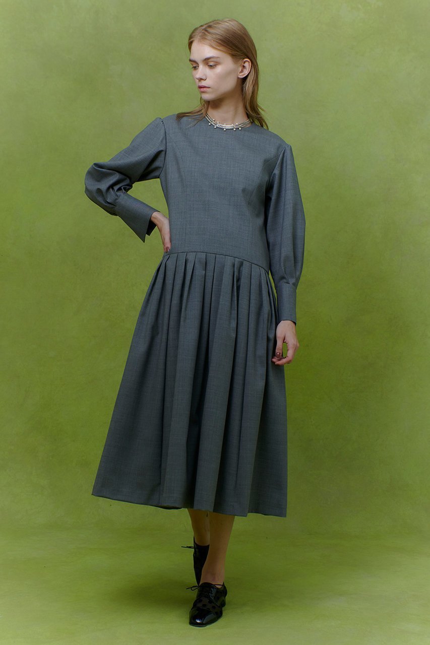 【アルアバイル/allureville】の【LOULOU WILLOUGHBY】ウールトロローウエストワンピース 人気、トレンドファッション・服の通販 founy(ファニー) 　ファッション　Fashion　レディースファッション　Fashion for Women　ワンピース　Dresses　チュニック　Tunic Tops & Dresses　2025年　2025　2025-2026秋冬・A/W　Autumn/Winter 2025–26 AW25–26　チュニック　Tunic, Long Top　ロング　Long, Long-Length　エレガント 上品　Elegant　春　Spring　A/W・秋冬　Autumn/Winter　other-8|ID: prp329100004780658 ipo3291000000034684527