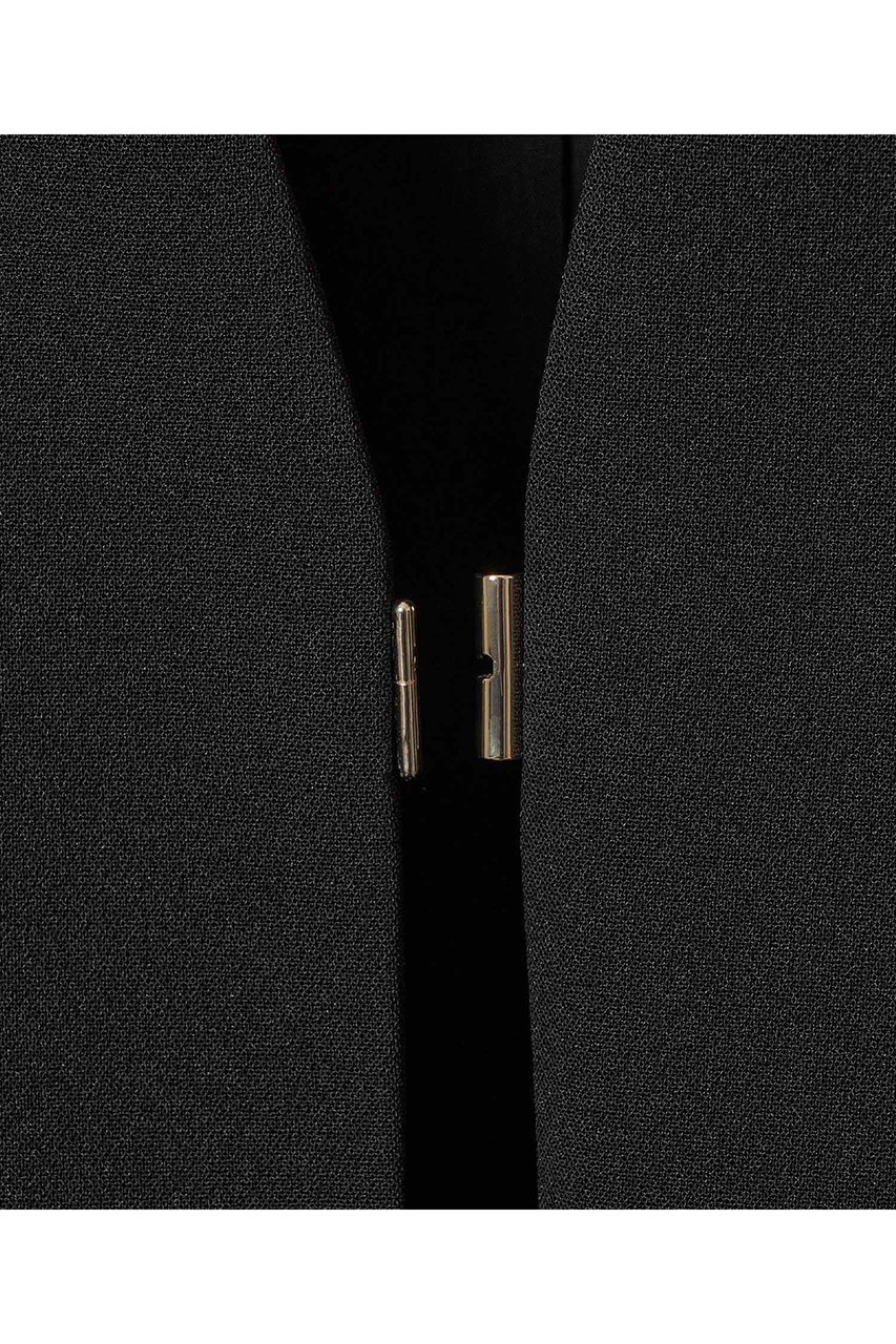 【アルアバイル/allureville】の【LOULOU WILLOUGHBY】ダブルクロスノーカラージャケット 人気、トレンドファッション・服の通販 founy(ファニー) 　ファッション　Fashion　レディースファッション　Fashion for Women　アウター　Coat / Outerwear Collection　レディースジャケット・軽アウター　Jackets　ノーカラージャケット / シンプル上品コーデ　Collarless Jackets　2025年　2025　2025-2026秋冬・A/W　Autumn/Winter 2025–26 AW25–26　シンプル　Simple, Minimal　ジャケット　Jacket, Outerwear　ダブル　Double, Double-Breasted　フロント　Front, Front Design　エレガント 上品　Elegant　A/W・秋冬　Autumn/Winter　other-7|ID: prp329100004780660 ipo3291000000034684540