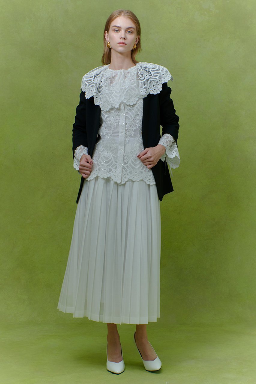 【アルアバイル/allureville】の【LOULOU WILLOUGHBY】ダブルクロスノーカラージャケット 人気、トレンドファッション・服の通販 founy(ファニー) 　ファッション　Fashion　レディースファッション　Fashion for Women　アウター　Coat / Outerwear Collection　レディースジャケット・軽アウター　Jackets　ノーカラージャケット / シンプル上品コーデ　Collarless Jackets　2025年　2025　2025-2026秋冬・A/W　Autumn/Winter 2025–26 AW25–26　シンプル　Simple, Minimal　ジャケット　Jacket, Outerwear　ダブル　Double, Double-Breasted　フロント　Front, Front Design　エレガント 上品　Elegant　A/W・秋冬　Autumn/Winter　other-8|ID: prp329100004780660 ipo3291000000034684542