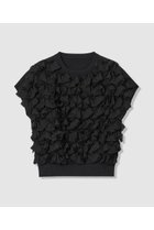 【アルアバイル/allureville】の【LOULOU WILLOUGHBY】ペタルパピヨンプルオーバー 人気、トレンドファッション・服の通販 founy(ファニー) ファッション Fashion レディースファッション Fashion for Women トップス・カットソー Cut & Sew Tops ニット Knit Tops & Sweaters カジュアルプルオーバー・ニットトップス Pullovers & Knit Tops / Casual Pullovers 2025年 2025 2025-2026秋冬・A/W Autumn/Winter 2025–26 AW25–26 おすすめ Recommended / Our Picks アンサンブル Ensemble Set ギャザー Gathered, Ruffled スリーブ Sleeve, Long Sleeve / Short Sleeve フリル Frill, Ruffle フレンチ French, French Style モチーフ Motif, Design Theme A/W・秋冬 Autumn/Winter thumbnail ブラック|ID: prp329100004780664 ipo3291000000034684560