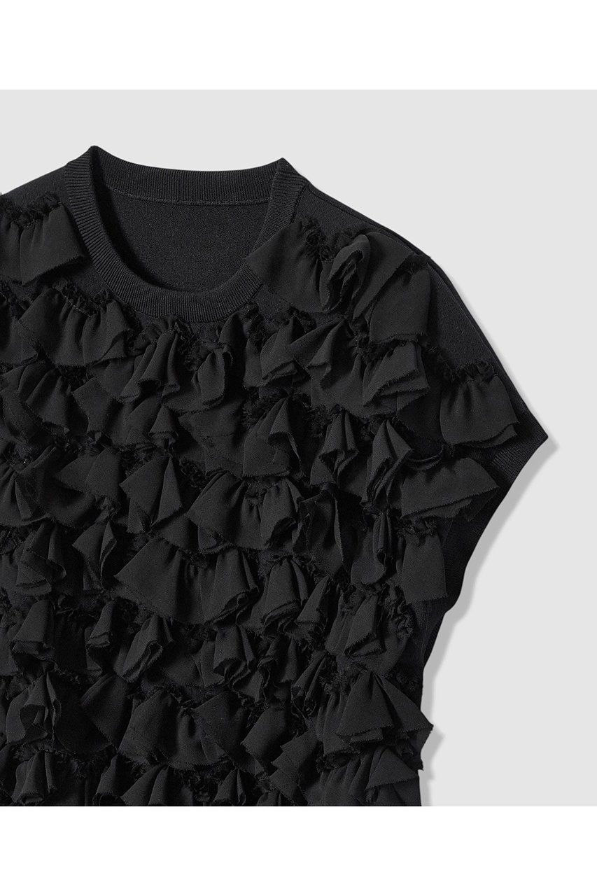 【アルアバイル/allureville】の【LOULOU WILLOUGHBY】ペタルパピヨンプルオーバー 人気、トレンドファッション・服の通販 founy(ファニー) 　ファッション　Fashion　レディースファッション　Fashion for Women　トップス・カットソー　Cut & Sew Tops　ニット　Knit Tops & Sweaters　カジュアルプルオーバー・ニットトップス　Pullovers & Knit Tops / Casual Pullovers　2025年　2025　2025-2026秋冬・A/W　Autumn/Winter 2025–26 AW25–26　おすすめ　Recommended / Our Picks　アンサンブル　Ensemble Set　ギャザー　Gathered, Ruffled　スリーブ　Sleeve, Long Sleeve / Short Sleeve　フリル　Frill, Ruffle　フレンチ　French, French Style　モチーフ　Motif, Design Theme　A/W・秋冬　Autumn/Winter　other-3|ID: prp329100004780664 ipo3291000000034684562