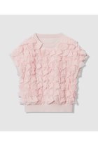 【アルアバイル/allureville】の【LOULOU WILLOUGHBY】ペタルパピヨンプルオーバー 人気、トレンドファッション・服の通販 founy(ファニー) ファッション Fashion レディースファッション Fashion for Women トップス・カットソー Cut & Sew Tops ニット Knit Tops & Sweaters カジュアルプルオーバー・ニットトップス Pullovers & Knit Tops / Casual Pullovers 2026年 2026 おすすめ Recommended / Our Picks アンサンブル Ensemble Set ギャザー Gathered, Ruffled スリーブ Sleeve, Long Sleeve / Short Sleeve フリル Frill, Ruffle フレンチ French, French Style モチーフ Motif, Design Theme 夏 Summer 春 Spring S/S・春夏 SS, Spring/Summer, Warm Season thumbnail ピンク|ID: prp329100004780664 ipo3291000000035669238