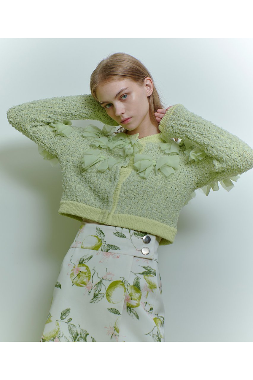 【アルアバイル/allureville】の【LOULOU WILLOUGHBY】ペタルパピヨンカーディガン 人気、トレンドファッション・服の通販 founy(ファニー) ファッション Fashion レディースファッション Fashion for Women トップス・カットソー Cut & Sew Tops ニット Knit Tops & Sweaters カーディガン・羽織り Layered Style Cardigans 2025年 2025 2025-2026秋冬・A/W Autumn/Winter 2025–26 AW25–26 おすすめ Recommended / Our Picks アンサンブル Ensemble Set カーディガン Cardigan, Knitwear ジョーゼット Georgette, Semi-Sheer Fabric ツイード/ツィード Choker, Choker Necklace リボン Ribbon, Bow A/W・秋冬 Autumn/Winter other-6|ID: prp329100004780665 ipo3291000000034684583