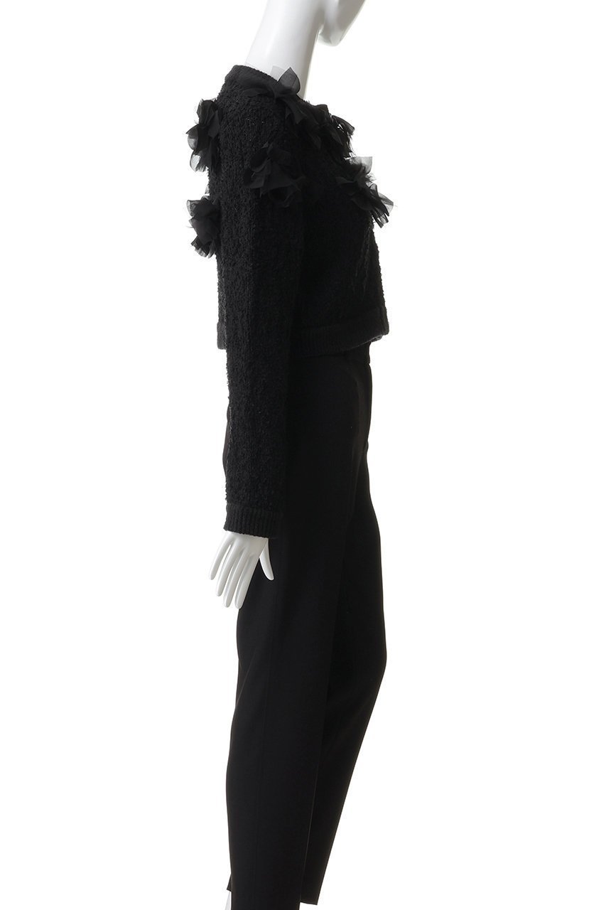 【アルアバイル/allureville】の【LOULOU WILLOUGHBY】ペタルパピヨンカーディガン 人気、トレンドファッション・服の通販 founy(ファニー) ファッション Fashion レディースファッション Fashion for Women トップス・カットソー Cut & Sew Tops ニット Knit Tops & Sweaters カーディガン・羽織り Layered Style Cardigans おすすめ Recommended / Our Picks アンサンブル Ensemble Set カーディガン Cardigan, Knitwear ジョーゼット Georgette, Semi-Sheer Fabric ツイード/ツィード Choker, Choker Necklace リボン Ribbon, Bow other-3|ID: prp329100004780665 ipo3291000000036130731