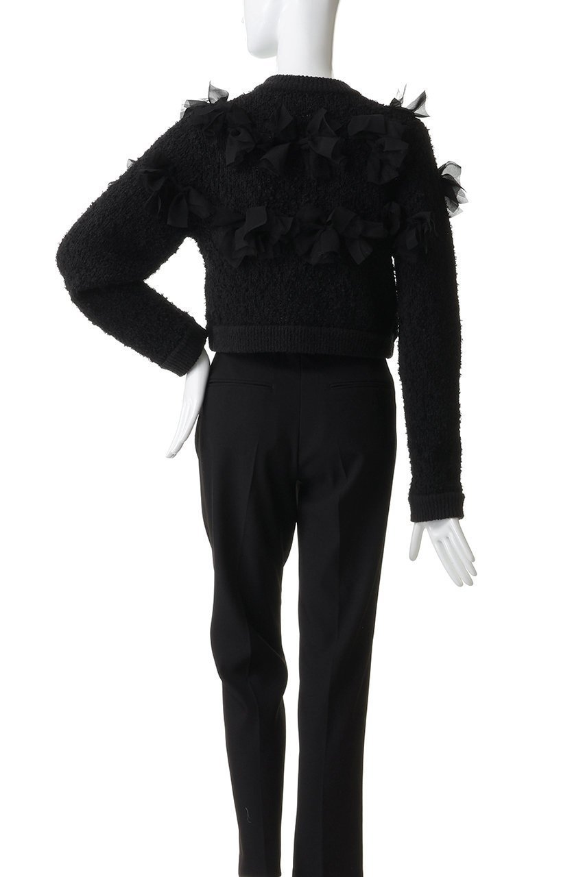 【アルアバイル/allureville】の【LOULOU WILLOUGHBY】ペタルパピヨンカーディガン 人気、トレンドファッション・服の通販 founy(ファニー) ファッション Fashion レディースファッション Fashion for Women トップス・カットソー Cut & Sew Tops ニット Knit Tops & Sweaters カーディガン・羽織り Layered Style Cardigans おすすめ Recommended / Our Picks アンサンブル Ensemble Set カーディガン Cardigan, Knitwear ジョーゼット Georgette, Semi-Sheer Fabric ツイード/ツィード Choker, Choker Necklace リボン Ribbon, Bow other-4|ID: prp329100004780665 ipo3291000000036130732