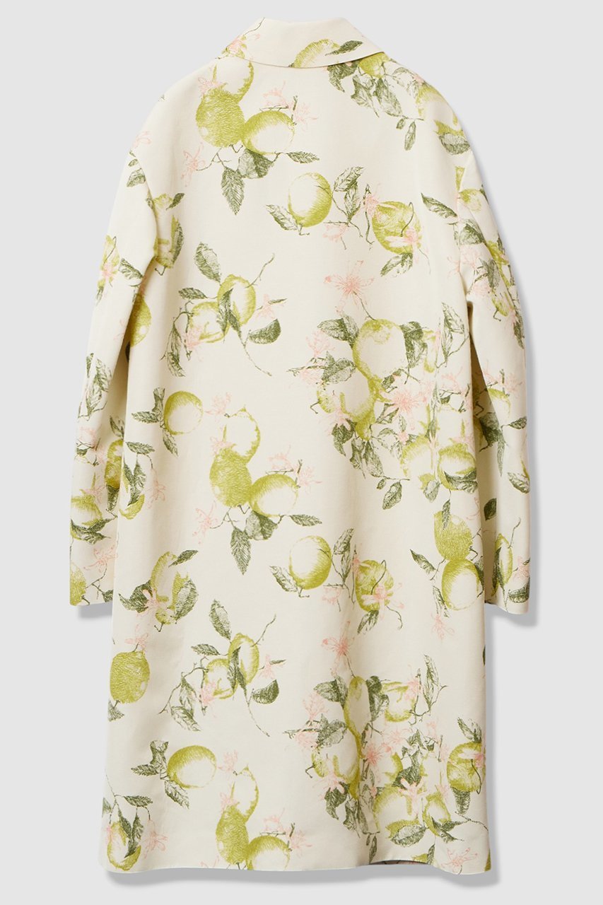 【アルアバイル/allureville】の【LOULOU WILLOUGHBY】RATTI レモン柄ステンカラーコート 人気、トレンドファッション・服の通販 founy(ファニー) ファッション Fashion レディースファッション Fashion for Women アウター Coat / Outerwear Collection コート・ロングコート・ピーコート Long Coats, Peacoats & More 2025年 2025 2025-2026秋冬・A/W Autumn/Winter 2025–26 AW25–26 イタリア Italy グログラン Grosgrain, Grosgrain Ribbon トレンド Trend, Trending Now ラグジュアリー Luxury, Elegant ロング Long, Long-Length A/W・秋冬 Autumn/Winter other-2|ID: prp329100004780667 ipo3291000000034684592