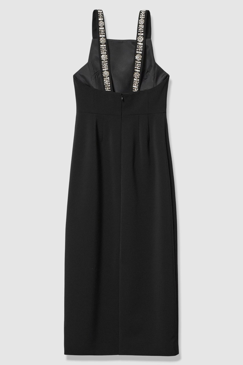 【アルアバイル/allureville】の【LOULOU WILLOUGHBY】ビジュージャンパースカート 人気、トレンドファッション・服の通販 founy(ファニー) 　ファッション　Fashion　レディースファッション　Fashion for Women　スカート　Skirts　ワンピース　Dresses　2025年　2025　2025-2026秋冬・A/W　Autumn/Winter 2025–26 AW25–26　アクセサリー　Fashion Accessories　チュニック　Tunic, Long Top　フラワー　Flower, Floral　モチーフ　Motif, Design Theme　ロング　Long, Long-Length　夏　Summer　A/W・秋冬　Autumn/Winter　other-2|ID: prp329100004780671 ipo3291000000034684622