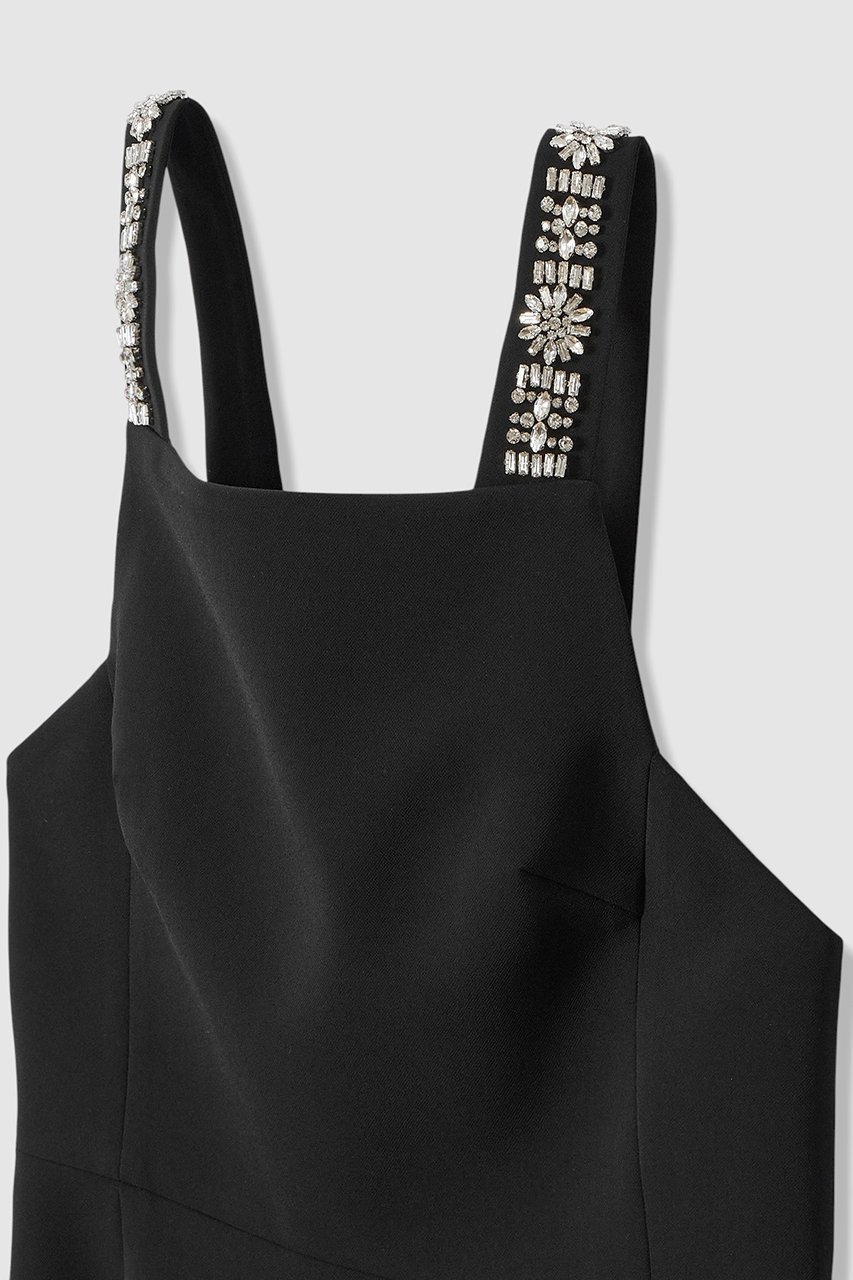 【アルアバイル/allureville】の【LOULOU WILLOUGHBY】ビジュージャンパースカート 人気、トレンドファッション・服の通販 founy(ファニー) 　ファッション　Fashion　レディースファッション　Fashion for Women　スカート　Skirts　ワンピース　Dresses　2025年　2025　2025-2026秋冬・A/W　Autumn/Winter 2025–26 AW25–26　アクセサリー　Fashion Accessories　チュニック　Tunic, Long Top　フラワー　Flower, Floral　モチーフ　Motif, Design Theme　ロング　Long, Long-Length　夏　Summer　A/W・秋冬　Autumn/Winter　other-3|ID: prp329100004780671 ipo3291000000034684623