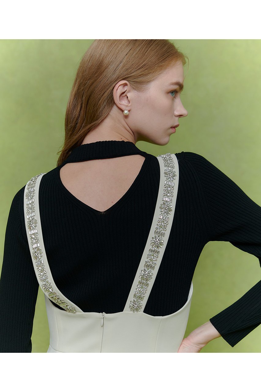 【アルアバイル/allureville】の【LOULOU WILLOUGHBY】ビジュージャンパースカート 人気、トレンドファッション・服の通販 founy(ファニー) 　ファッション　Fashion　レディースファッション　Fashion for Women　スカート　Skirts　ワンピース　Dresses　アクセサリー　Fashion Accessories　チュニック　Tunic, Long Top　フラワー　Flower, Floral　モチーフ　Motif, Design Theme　ロング　Long, Long-Length　夏　Summer　other-4|ID: prp329100004780671 ipo3291000000036883148