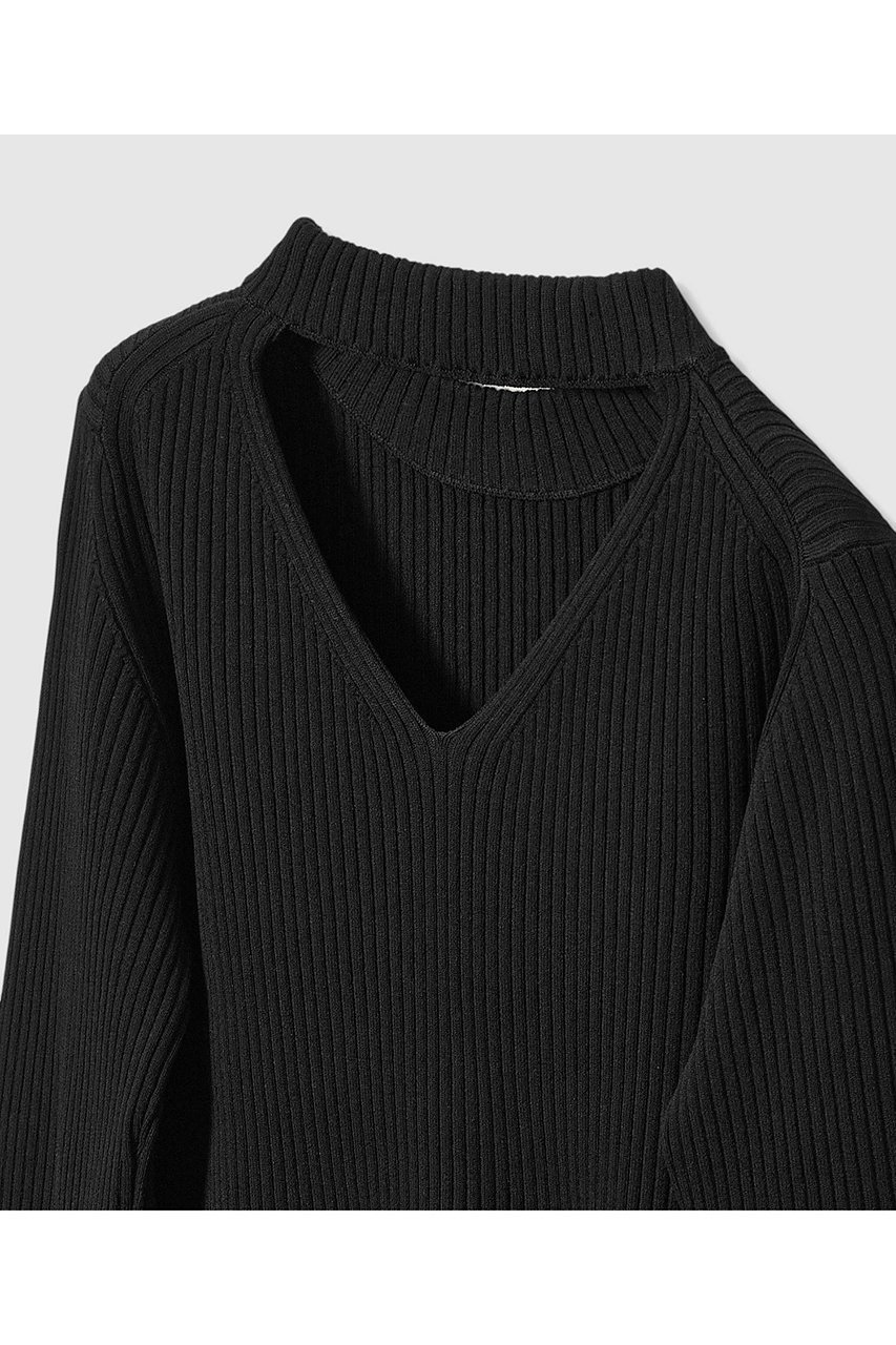 【アルアバイル/allureville】の【LOULOU WILLOUGHBY】ホルターバックVプルオーバー 人気、トレンドファッション・服の通販 founy(ファニー) 　ファッション　Fashion　レディースファッション　Fashion for Women　トップス・カットソー　Cut & Sew Tops　ニット　Knit Tops & Sweaters　カジュアルプルオーバー・ニットトップス　Pullovers & Knit Tops / Casual Pullovers　インナー　Innerwear　ベーシック　Basic, Essential　ボトム　Bottoms, Lower Wear　リブニット　Rib Knit, Ribbed Knit　エレガント 上品　Elegant　other-4|ID: prp329100004780673 ipo3291000000036495700