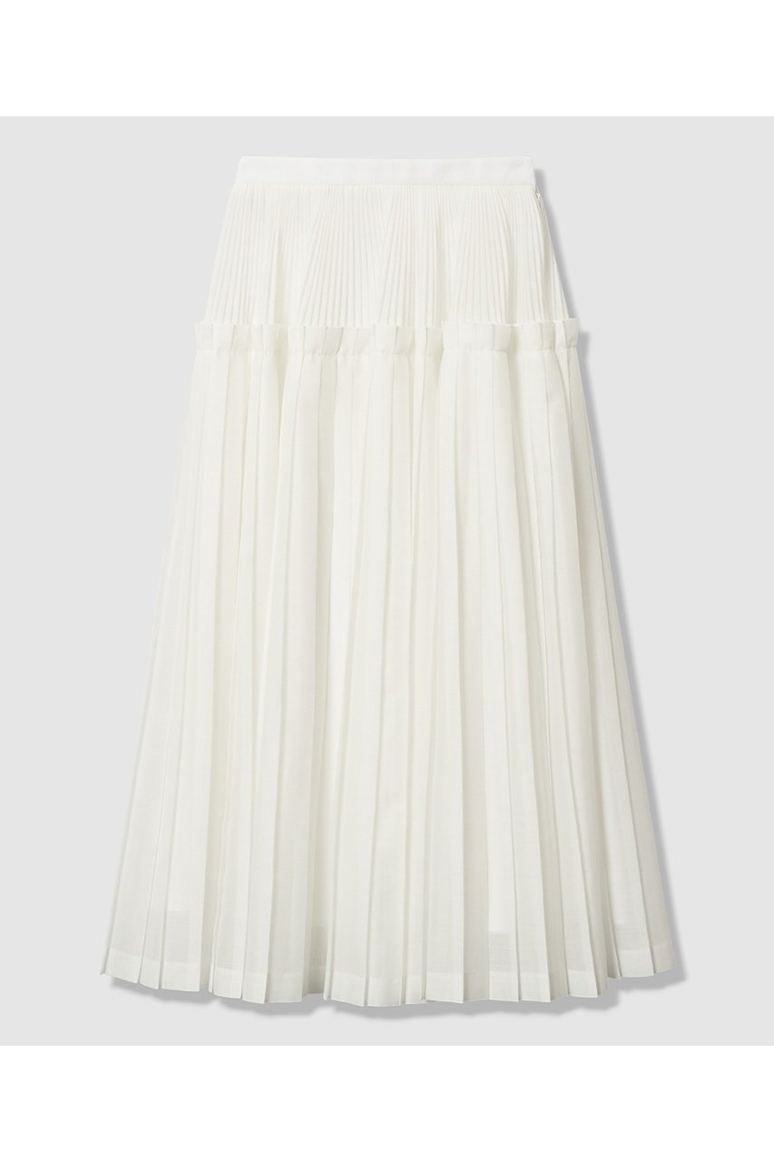 【アルアバイル/allureville】の【LOULOU WILLOUGHBY】カールマイヤープリーツスカート インテリア・キッズ・メンズ・レディースファッション・服の通販 founy(ファニー) ファッション Fashion レディースファッション Fashion for Women スカート Skirts プリーツスカート / 上品フェミニンスタイル Pleated Skirts ロングスカート Long Skirts / Maxi & Midi Skirts 2025年 2025 2025-2026秋冬・A/W Autumn/Winter 2025–26 AW25–26 シンプル Simple, Minimal ティアード Tiered, Tiered Style プリーツ Pleats, Pleated ロング Long, Long-Length 別注 Limited Edition, Custom Order A/W・秋冬 Autumn/Winter ホワイト|ID: prp329100004780675 ipo3291000000034684653