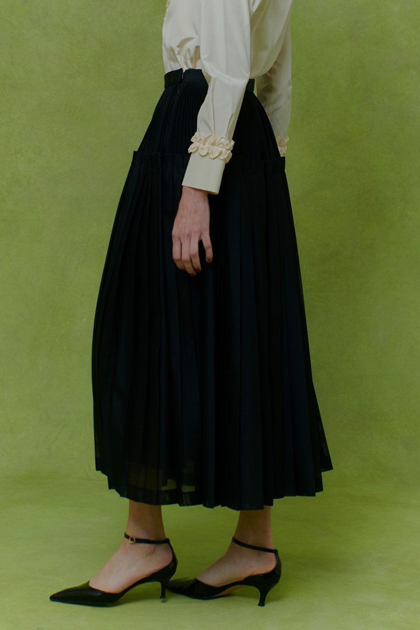 【アルアバイル/allureville】の【LOULOU WILLOUGHBY】カールマイヤープリーツスカート 人気、トレンドファッション・服の通販 founy(ファニー) ファッション Fashion レディースファッション Fashion for Women スカート Skirts プリーツスカート / 上品フェミニンスタイル Pleated Skirts ロングスカート Long Skirts / Maxi & Midi Skirts 2025年 2025 2025-2026秋冬・A/W Autumn/Winter 2025–26 AW25–26 シンプル Simple, Minimal ティアード Tiered, Tiered Style プリーツ Pleats, Pleated ロング Long, Long-Length 別注 Limited Edition, Custom Order A/W・秋冬 Autumn/Winter other-8|ID: prp329100004780675 ipo3291000000034684666