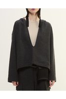 【プレインピープル/PLAIN PEOPLE】のマットフィニッシュウールジャージフーディ 人気、トレンドファッション・服の通販 founy(ファニー) ファッション Fashion レディースファッション Fashion for Women トップス・カットソー Cut & Sew Tops シャツ・ブラウス・オフィスカジュアル Elegant Blouses & Button-Ups レディースパーカー・カジュアルフーディー Casual Hoodies & Sweatshirts ロングTシャツ・Tシャツ Longline T-Shirts & Tees スウェット・クルーネックトップス Sweatshirts & Crewnecks / Relaxed Fit Sweat Tops カットソー・ベーシックTシャツ Cut-and-Sewn Tops / Stretch Tees & Basics 2026年 2026 タートル Turtleneck, Turtle Collar メランジ Melange, Mixed Yarn 夏 Summer 春 Spring S/S・春夏 SS, Spring/Summer, Warm Season |ID:prp329100004780681