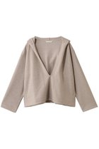 【プレインピープル/PLAIN PEOPLE】のマットフィニッシュウールジャージフーディ オフホワイト|ID: prp329100004780681 ipo3291000000034788238