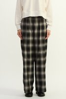 【プレインピープル/PLAIN PEOPLE】のオンブレチェックワイドストレートパンツ 人気、トレンドファッション・服の通販 founy(ファニー) ファッション Fashion レディースファッション Fashion for Women パンツ Pants & Trousers 2026年 2026 カットソー Cut and Sewn Top グラデーション Gradient, Ombre シンプル Simple, Minimal ストレート Straight, Straight Cut ワイド Wide, Wide Fit 夏 Summer 春 Spring S/S・春夏 SS, Spring/Summer, Warm Season |ID:prp329100004780683