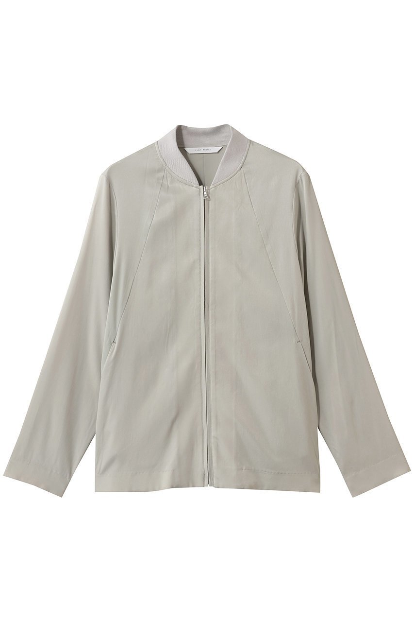 【プレインピープル/PLAIN PEOPLE】のキュプラストレッチストレートブルゾン インテリア・キッズ・メンズ・レディースファッション・服の通販 founy(ファニー) ファッション Fashion レディースファッション Fashion for Women アウター Coat / Outerwear Collection レディースジャケット・軽アウター Jackets ブルゾンジャケット・スポーティアウター Blouson Jackets キュプラ Cupro, Eco Fabric ジャケット Jacket, Outerwear ストレッチ Stretch, Stretchy Fabric フィット Fit, Slim Fit ブルゾン Blouson, Bomber Jacket ヴィンテージ Vintage Style エレガント 上品 Elegant ビジネス 仕事 通勤 Business / Work / Commuting セージ|ID: prp329100004780690 ipo3291000000035174852