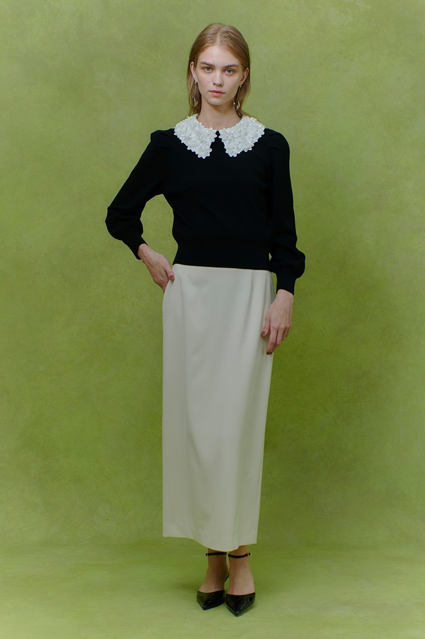 【アルアバイル/allureville】の【LOULOU WILLOUGHBY】ダブルクロスタイトスカート 人気、トレンドファッション・服の通販 founy(ファニー) 　ファッション　Fashion　レディースファッション　Fashion for Women　スカート　Skirts　ロングスカート　Long Skirts / Maxi & Midi Skirts　2025年　2025　2025-2026秋冬・A/W　Autumn/Winter 2025–26 AW25–26　オケージョン　Occasion Wear　シンプル　Simple, Minimal　タイトスカート　Pencil Skirt, Tight Skirt　ダブル　Double, Double-Breasted　ドレープ　Drape, Draping Fabric　ロング　Long, Long-Length　エレガント 上品　Elegant　定番　Standard, Basic Item　A/W・秋冬　Autumn/Winter　other-6|ID: prp329100004780691 ipo3291000000034684769