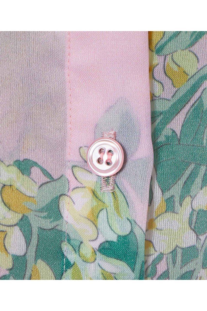 【アルアバイル/allureville】の【LOULOU WILLOUGHBY】RATTI オーガンフラワーブラウス 人気、トレンドファッション・服の通販 founy(ファニー) ファッション Fashion レディースファッション Fashion for Women トップス・カットソー Cut & Sew Tops シャツ・ブラウス・オフィスカジュアル Elegant Blouses & Button-Ups 2026年 2026 イエロー Yellow イタリア Italy オーガンジー Organza Fabric スリット Slit, Slit Detail スリーブ Sleeve, Long Sleeve / Short Sleeve フラワー Flower, Floral プリント Print, Printed Pattern ヨーク Yoke, Yoke Design ロング Long, Long-Length 夏 Summer 春 Spring S/S・春夏 SS, Spring/Summer, Warm Season other-7|ID: prp329100004780693 ipo3291000000035703450